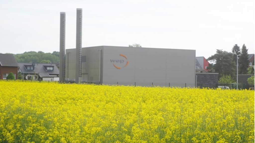 Biomasse-Heizkraftwerk in Doveren