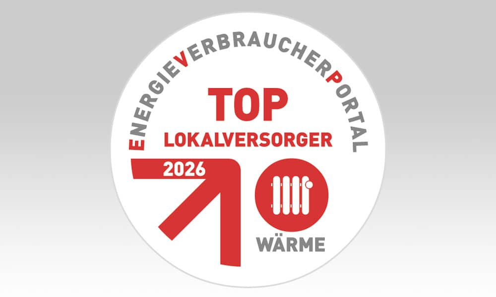 Das Top-Lokalversorger-Siegel 2026 für Wärme