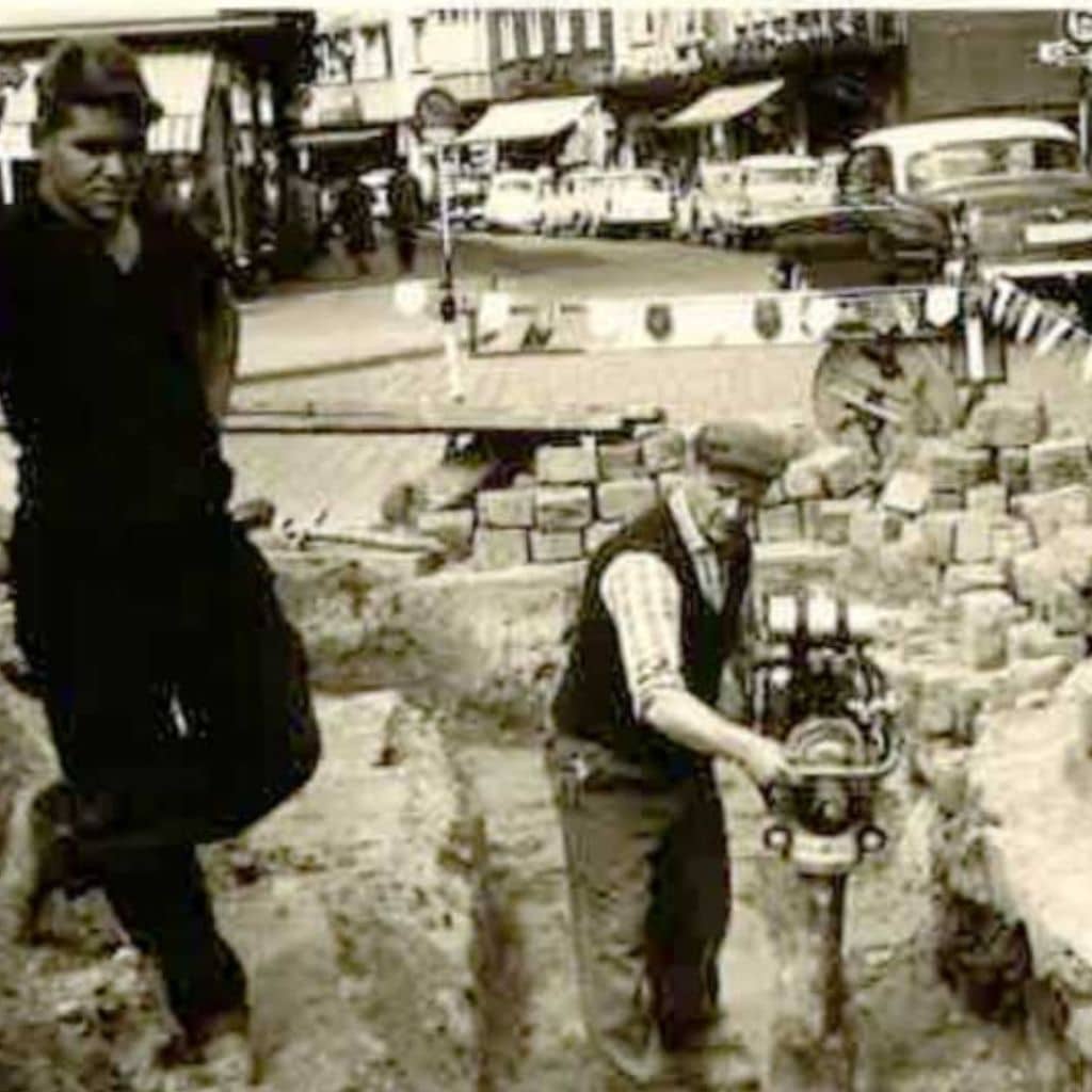 Verlegung Fernwärme am Neutor 1962