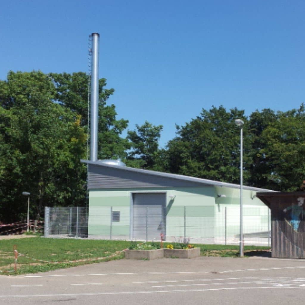 Versorgungsstation der Fernwärme in Illingen